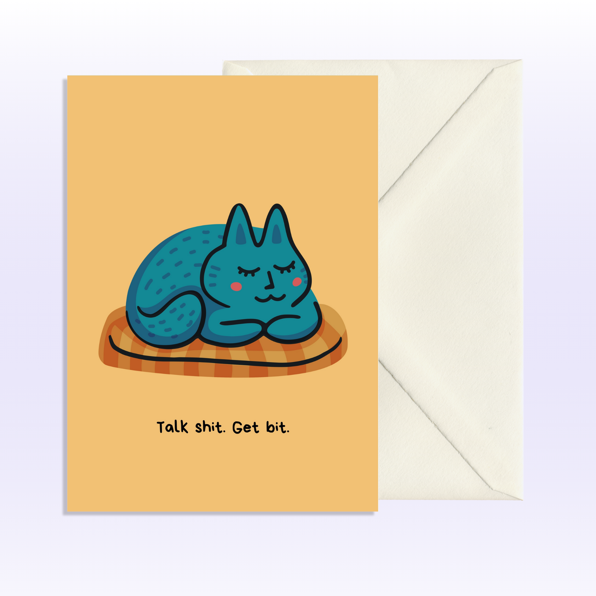 Karte A6 Bundle: 6 Stück "Rude Cats" - Muncat