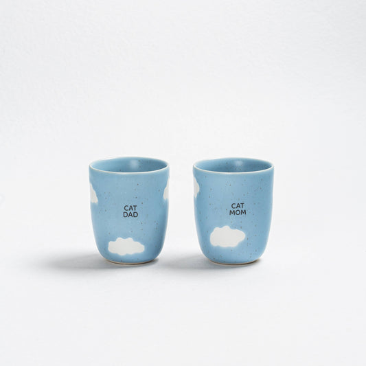 Tassen-Set Cloud Cat Mom & Dad - Muncat
