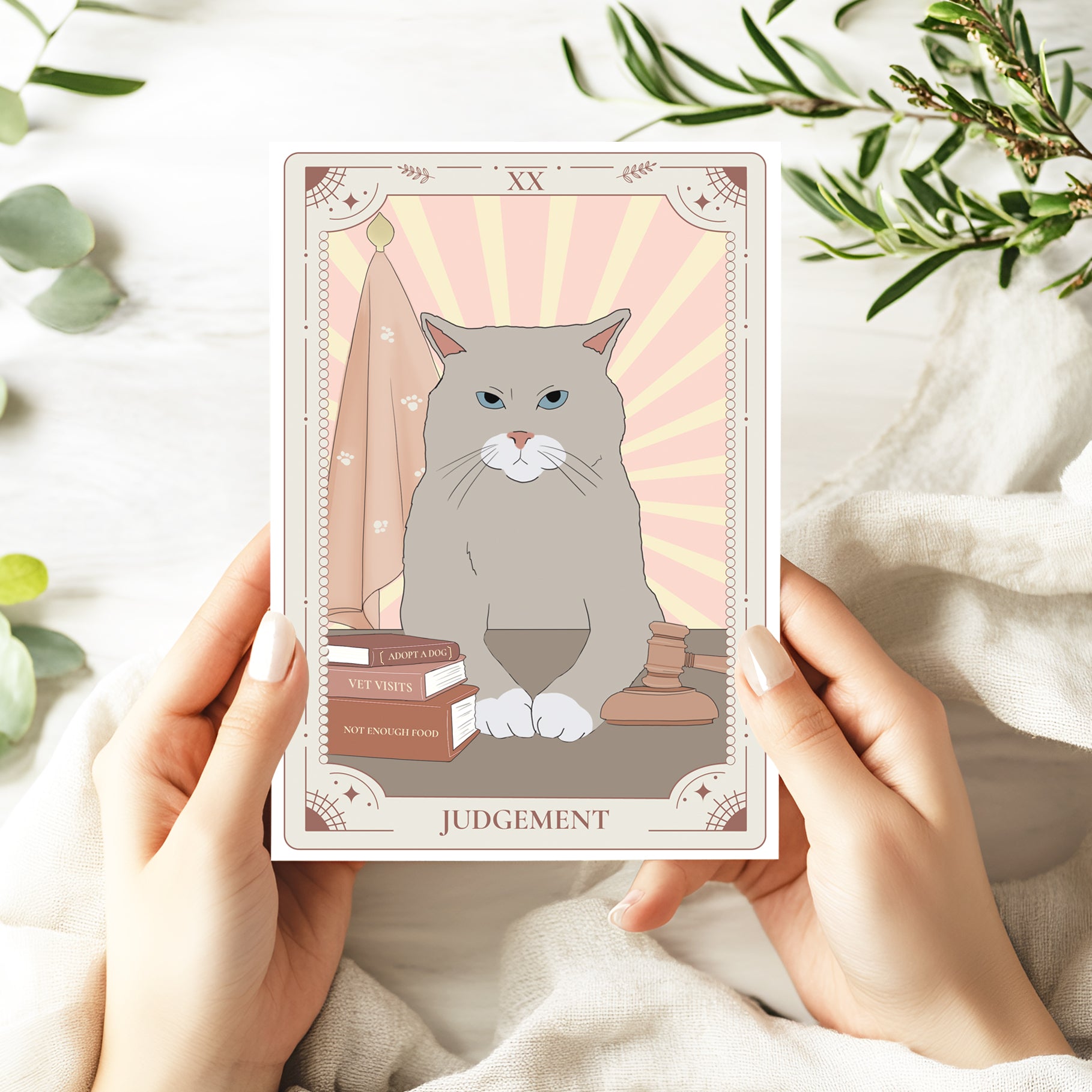 A5 Druck Karte - Tarot Judgement - Muncat