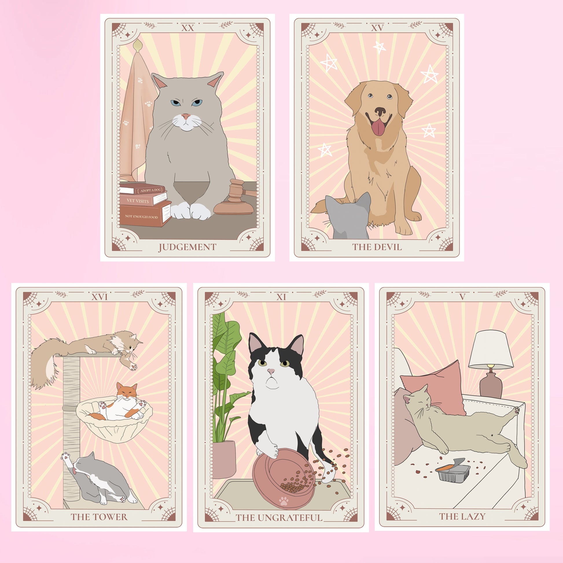 A5 Druck Karte - Tarot Judgement - Muncat