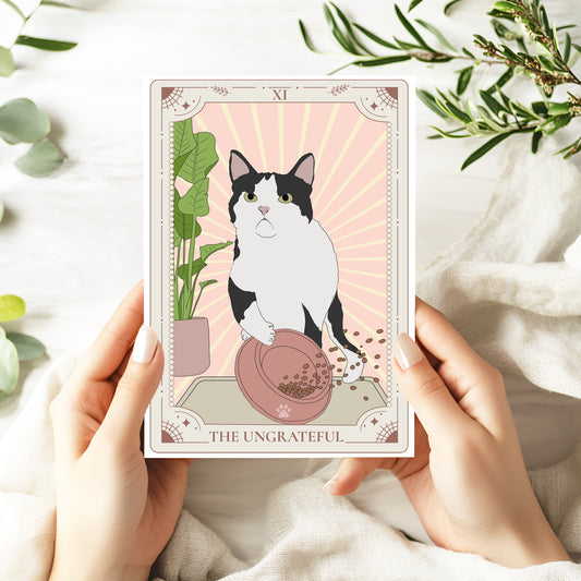 A5 Druck Karte - Tarot Ungrateful - Muncat