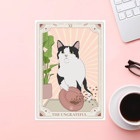 A5 Druck Karte - Tarot Ungrateful - Muncat