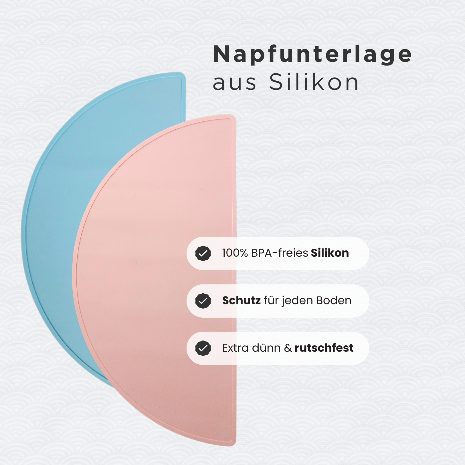 Rutschfeste Napfunterlage aus Silikon - Muncat