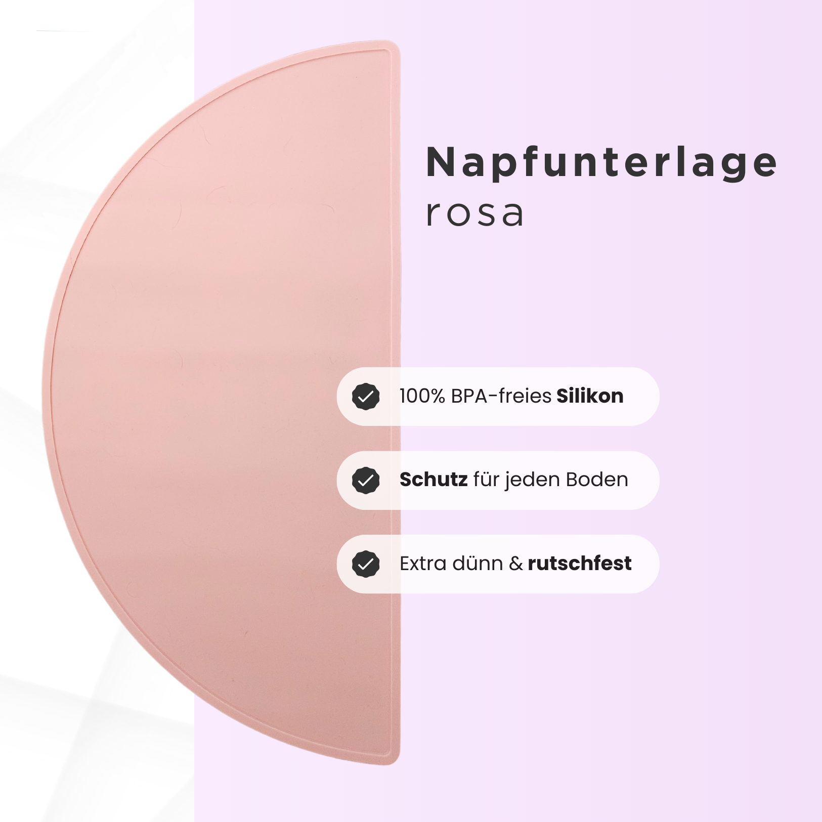 Rutschfeste Napfunterlage aus Silikon - Muncat