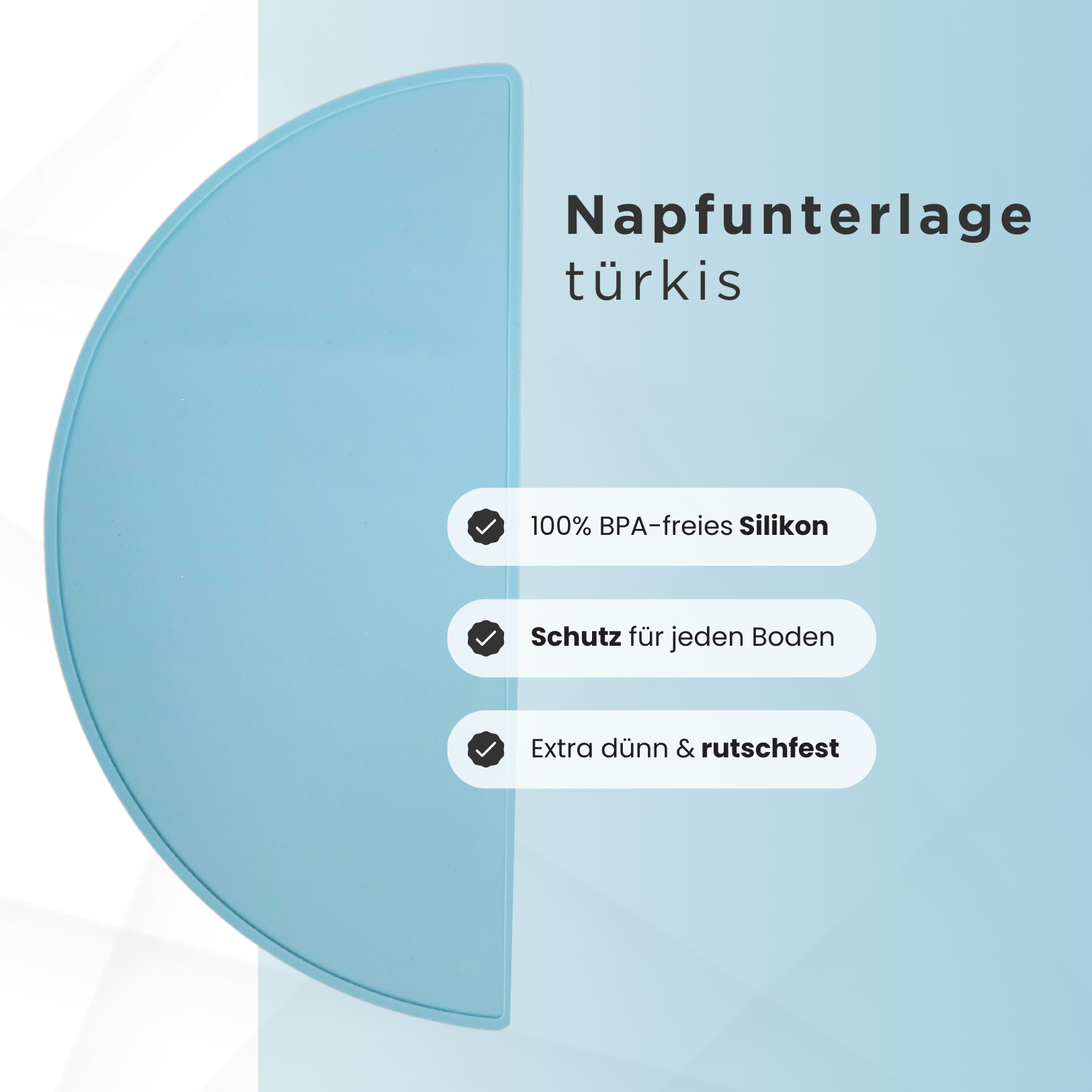 Rutschfeste Napfunterlage aus Silikon - Muncat
