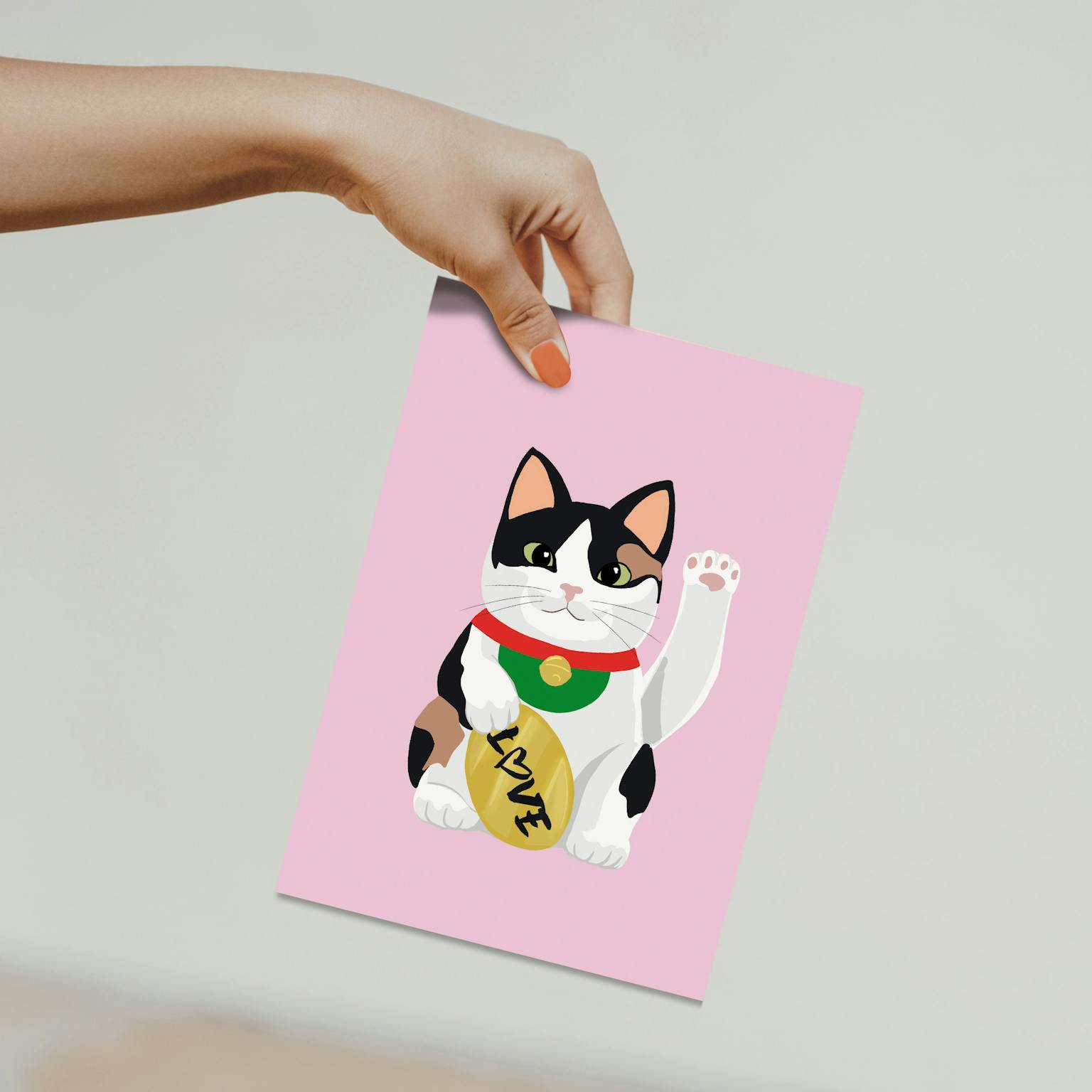 A5 Druck Karte - Love - Muncat