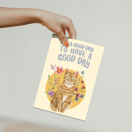 A5 Kunstdruck Karte - Good Day - Muncat