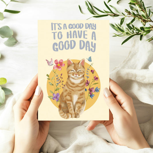 A5 Kunstdruck Karte - Good Day - Muncat