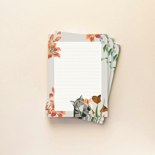 A5 Katzen-Notizblock 50 Blatt - Muncat