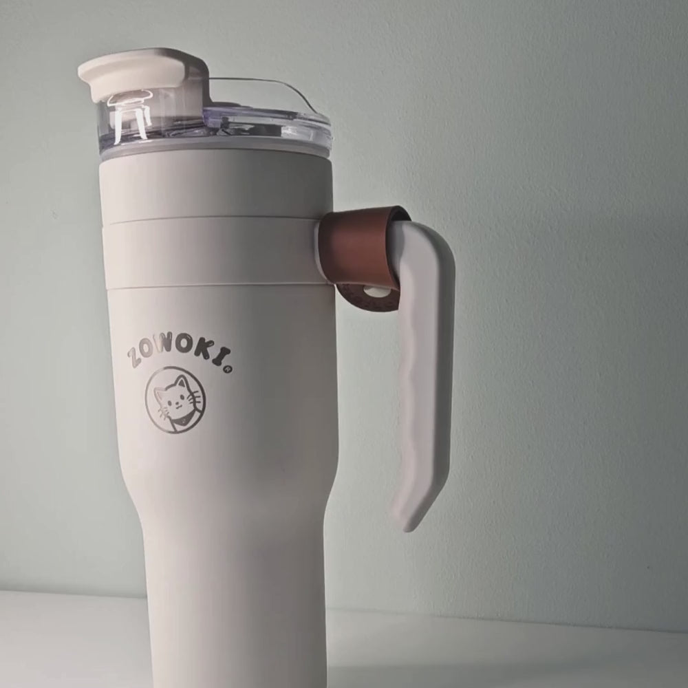 Thermosflasche Zowoki Cat aus Edelstahl